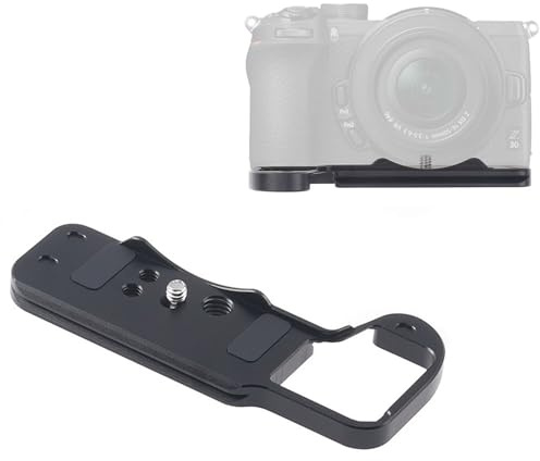 OURHZTB Vlogging Montageplatte für Nikon Z50 Z30 Kamera, Schnellwechsel-Basisplatte L-Plattenhalterung für Nikon Z30 Z50 spiegellose Kamera, kompatibel mit Arca-Typ-Standard-Stativ-Kugelkopfhalterung