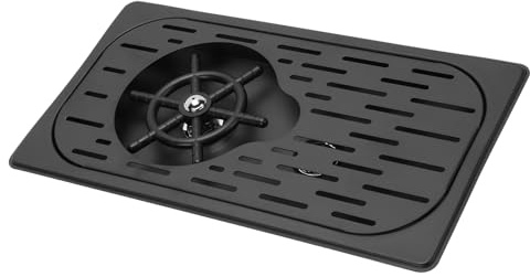 Yanmis Sciacquatrice Automatica per Bicchieri per Lavatazzine per Lavello da kitchen (BLACK)