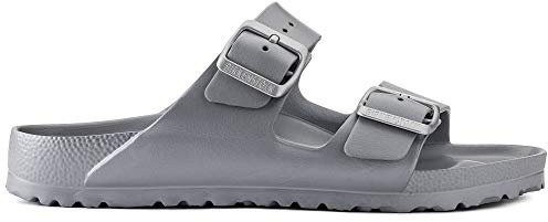 Birkenstock Arizona, Ciabatte Uomo, Argento (Metallic Silver Metallic Silver), 44 EU