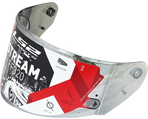 800012618 - LS2 FF320 / FF353 visiera Iridium argento