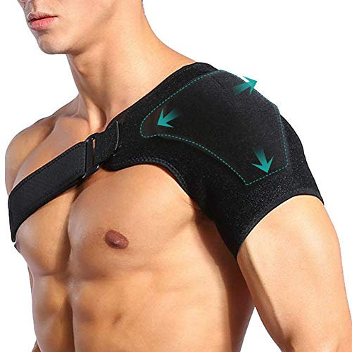 Support d'épaule pour Femmes et Hommes, Enveloppe de Stabilité de Soutien de Coiffe de Rotateur pour Articulation AC Disloquée, Bursite, Tendinite, Déchirure du bras, Manchon de Compression d'épaule