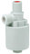 sourcing map Float Ball Valve G1/2 Thread Plastic Vertical Exterior Water Liquid Level Control Sensor Automatic with Filter