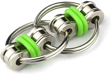 Lankater Flippy Kette Fidget Toy Hand Spinner Toy Fidget Keyring Kette Schnalle Baut Stress Reducer, Für, Und Autismus
