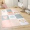 Paco Home Tapis Chambre Enfant Tapis De Jeux Tapis Bébé Animaux Arc-en-Ciel Coeur, Dimension:80x150 cm, Couleur:Pink