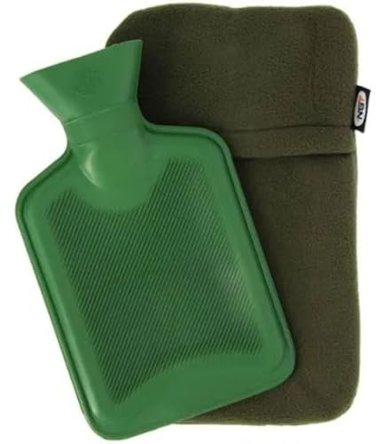 Next Generation Tackle NGT Hot Water Bottle - 1L Capacity with Fleece Lined Casing - Very Cosy!