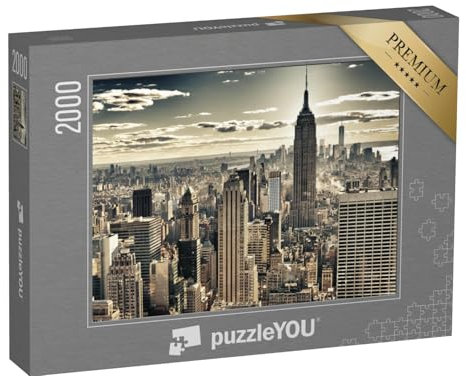 puzzleYOU: Puzzle 2000 Teile „HDR-Aufnahme von New York“ – aus der Puzzle-Kollektion Städte, Amerika, New York