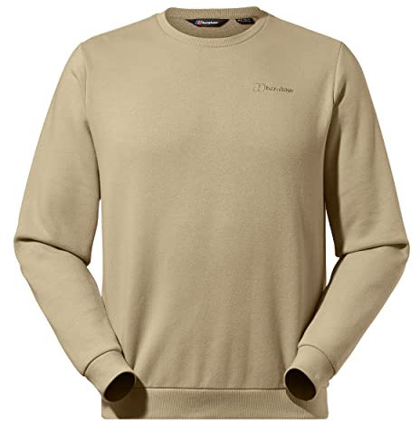 Berghaus Men's Logo Sweatshirt Crew Neck Jumper | Added Warmth | Extra Comfortable, Aloe, XS