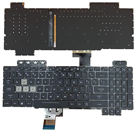 Teclado de repuesto para portátil con retroiluminación RGB para Asus TUF Gaming FX505 FX505D FX505DV FX505DD FX505DT FX505DU FX505DU FX505DY FX505G FX505GT FX505GU FX505GE FX505GD FX505GM FX505A FX504