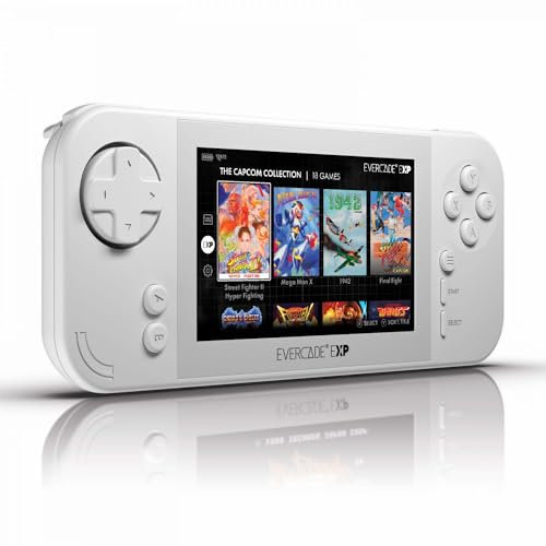 Blaze Evercade EXP - Console Portable + Capcom Collection 18 jeux intégrés & Cartouche Irem Arcade N°07 Incluse