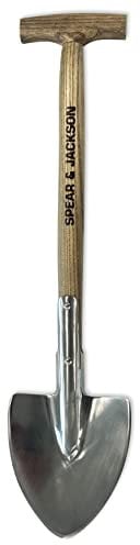 Spear & Jackson 4750FS Pelle à fleurs traditionnelle en acier inoxydable