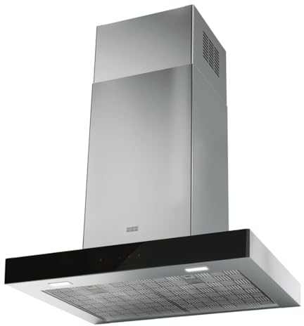 Franke MYTHOS FCR 625 TC BK XS Cappa aspirante a parete Nero, Acciaio inox A+ 600 m³/h