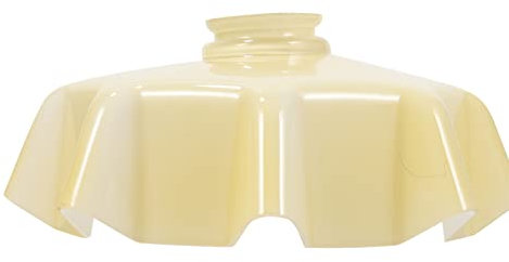 OSALADI Paralume Per Lampada Sospensione Gabbia Per Lampadina Copertura Per Lampada Paralume in Vetro Spesso Design Martellato Per Illuminazione Domestica