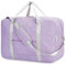 Narwey Handgepäck Tasche für Flugzeug Faltbare Reisetasche Damen Weekender Bag Sporttasche Damen Herren Handgepäck Koffer Groß 40L(Lila)