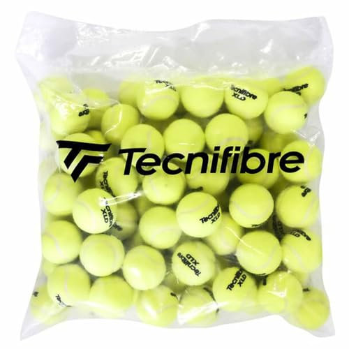 Tecnifibre XLDS Padel Trainingsbälle – Drucklos Gelb – 72 Stück