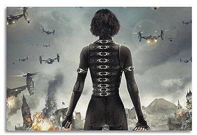 VZRSQZK Filmposter Resident Evil 5 Strafe, dekoratives Gemälde, Leinwand-Wandposter und Kunstdruck, modernes Familienschlafzimmer-Dekor-Poster, 30 x 45 cm