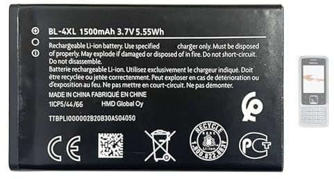 Aousavo BL-4XL ersatz akku Kompatibel mit Nokia 6300/8000