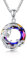 HUKKUN Phönix Kette Silber 925 Phönix Anhänger Halskette Phönix Kristall Vogel Phönix Schmuck Damen