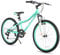 Hiland 24 Inch Kids Bike, 7 Speed Kids Mountain Bike, Youth Boys Girls Mountain Bicycle with Suspension Fork V-brake, Mint Green
