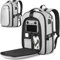 PEKREWS Mini 4 Pro Case, Waterproof Hard Carrying Case, Large Drone Bag Fits 15.6 Inch Laptop, Travel Backpack Compatible with DJI Mini 4 Pro, RC 2/ RC-N2 Controller, Fly More Combo and Accessories