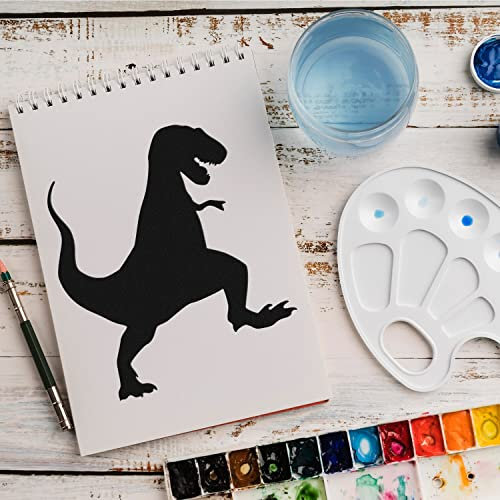 Schablone Dinosaurier Reptil v4 Design Stencil DIY Airbrush Muster Wandgestaltung Sprühschablone 15 x 21 cm