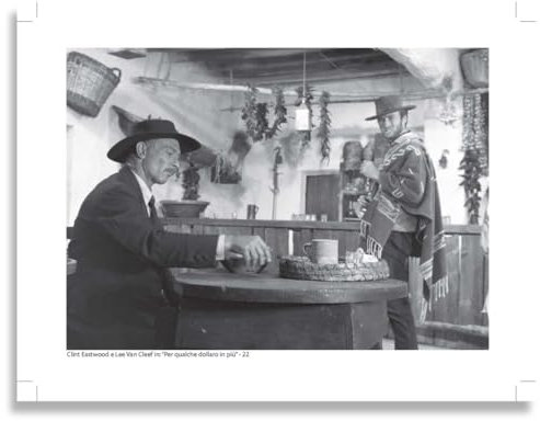 AIMA Wandposter Clint Eastwood und Lee Van Cleef 22 x 30 cm - Wanddruck Schwarz und Weiß Kino Vintage Poster ohne Rahmen - Room Decor Küchendrucke, Zimmer - Magnet als Geschenk