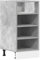 vidaXL Armario bajo Madera de ingeniería Gris hormigón 40x44,5x81,5 cm, Armario de Cocina, Unidad de Cocina, gabinete de Almacenamiento de Cocina