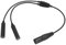 LICAEVEY GA-Dual-Stecker auf Airbus-XLR-Headset-Adapter, Professioneller 5-poliger XLR-Luftfahrt-Headset-Adapter für die Meisten Luftfahrt-Headsets, Plug-and-Play