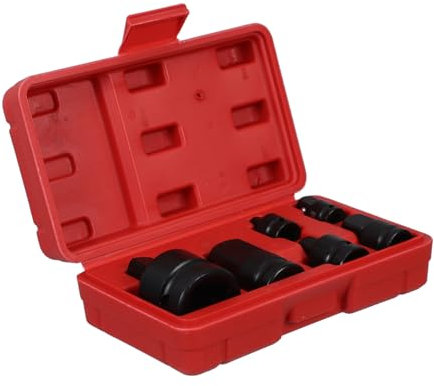 Gadpiparty 1 Jeu Doutils De Réparation De Douilles Dentraînement Carrées Vers Adaptateur 1/4-3/8-1/2-3/4-1 Pouce Kit Dentretien De Véhicule Conversion Facile