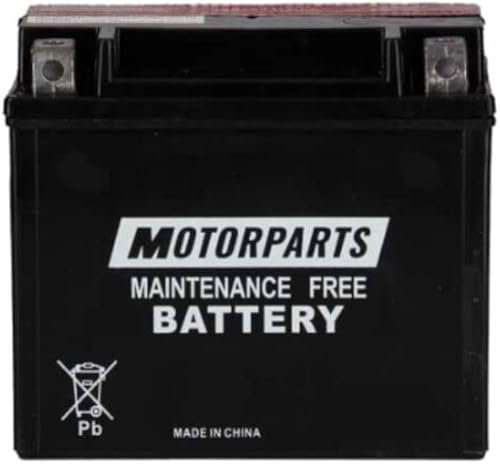BATTERIA MOTORPARTS MINARELLI YT9B-BS 12V 8AH COMPATIBILE CON YAMAHA MAJESTY 400 4T 2009 2011 AGM SENZA MANUTENZIONE MOTO SCOOTER