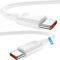 6A Câble USB C vers USB C Charge Rapide pour Honor 200 Lite 200 Pro Smart X6b Pad X8a,100W Câble USB Type C 2M Cordon Chargeur Câble Supercharge pour Honor Magic7 Pro 7 Magic6 Lite 6 Pro 5 Lite Pad 9