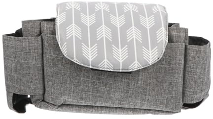 Toyvian Kinderwagentasche und Einfach zu Bedienen mit Fächern Rutschfeste aus Polyester und Handyfach Universelle für Outdoor und Junge Eltern