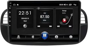 Car Radio para FIAT 500 Abarth 2007-2015 Android 15 9 Pulgadas Car Estéreo Wireless Carplay Android Auto para, 4 Core 2G+64G