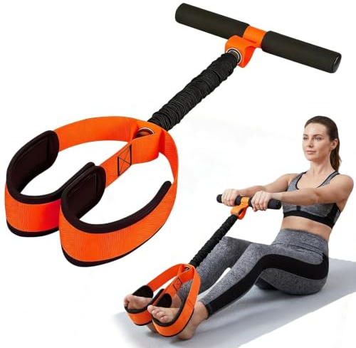 Pyralidsg Pedal Resistance Rope, Ispessita Antiscivolo Resistance Bands con Maniglia, Elevata Elasticità Pedal Resistances Band, per Fitness, Dimagrante, Allenamento, Yoga (Ttubo Singolo)