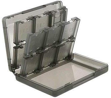 OSTENT 28-in-1 Game Memory Card Case Holder Cartridge Storage Compatible for Nintendo 3DS LL/XL - Color Black