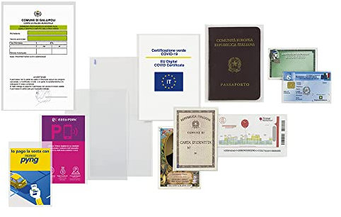 Favorit 400102319 Briefumschlag A U mit Öffnung oben, 8 x 12 cm, transparent, 100 Stück