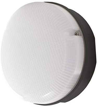 Luceco LED Mosi Bulkhead Round 290 mm 1150LM 12W IP65 4000K Black Emergency