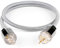 SKW Audiophile High-end Cavo di alimentazione, cavo di alimentazione da spina Schuko a presa, spina-EU per subwoofer, amplificatore, DV/AV (grigio，1.5M)
