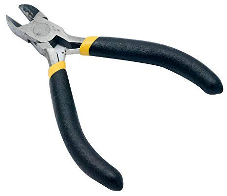 BE-TOOL Pince coupante diagonale compacte de 11,4 cm pour bijoux, petits travaux de fil (lot de 1)