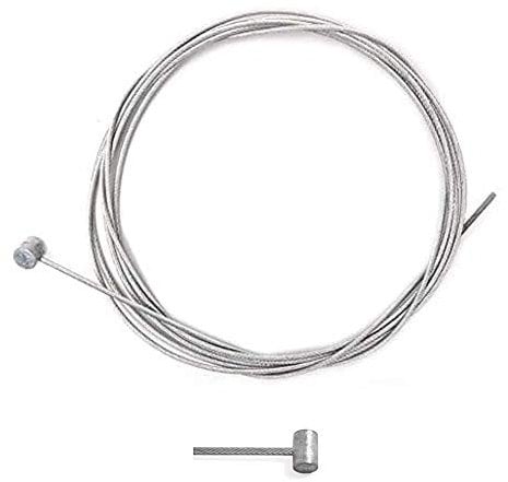 CABLE SOUPLE ACIER 2.5MM x 2.5M TETE MARTEAU Ø9x10MM MOTOCULTEUR TRACTEUR TONDEUSE MOTOCULTURE ACCELERATEUR FREIN TRACTION EMBRAYAGE