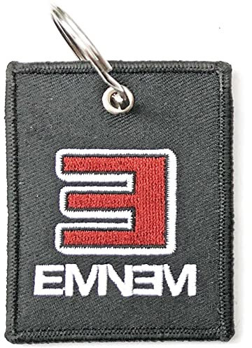 Eminem Portachiavi Keychain Patch Reversed E Logo Nuovo Ufficiale