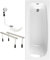 Calmwaters® Badewannen-Set 180x80 cm Original, Made in EU, 3in1 Acryl-Badewanne mit Wannenfüßen & Ablaufgarnitur, ergonomische Körperform-Wanne komplett Set, 180 x 80 cm, Weiß