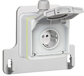 Bticino Gupacc Green Up Access Kit di Installazione Residenziale Plug-In Dotato di Presa Tedesca Schuko per la Ricarica di Veicoli Elettrici o Ibridi con Interruttore Magnetotermico Differenziale