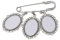 Hochzeits-Foto-Charm-Anstecknadel, DIY-Wärmeübertragungs-Brosche, Hochzeits-Charms, Spitzenrahmen, oval, Gedenk-Bild, Charm-Anhänger