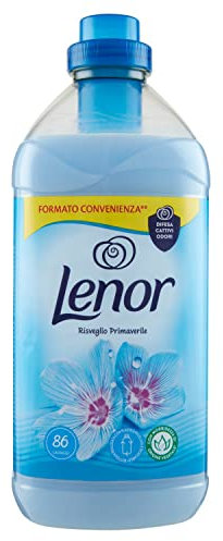 Lenor Weichspülerkonzentrat, 86 Waschgänge, Frühlingserwachen, langanhaltende Frische, duftende Bettwäsche bis zu 1 Woche