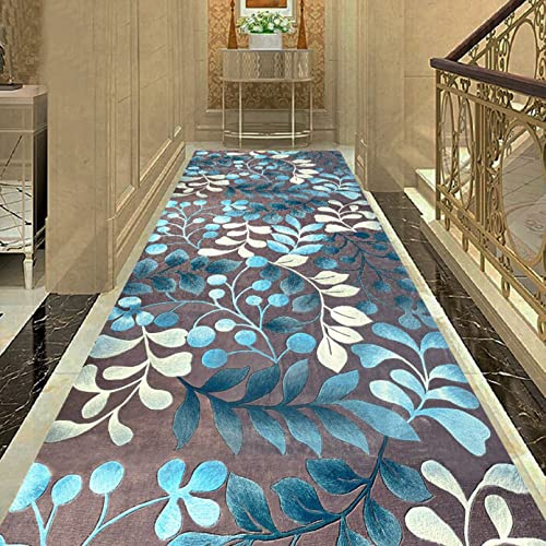 NileMAll Teppich, Langer Teppich, waschbarer, rechteckiger Teppich, zeitgenössischer Durchgangsläufer für Flur, 1 m x 4 m