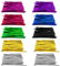 1000PCS 10cm Cable Ties, 8 Colors, Sealed Cable Ties Packaging, Metal Bow Ties, Suitable for Candy Bags, Party Supplies, Wrapping Gifts