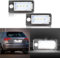 POPMOTORZ LED Number Plate Light, 2 Pcs LED License Plate Light Lamp with Canbus Error Free 5050 SMD for A-udi A3 8P/S3 8P/A4 B6 8E/A4 B6 8H/S4 B6 8E/A4 B7 8E/A4 B7 8H/S4 B7 8E/A5 8F/A6 4F/A8 4H/Q7 4L