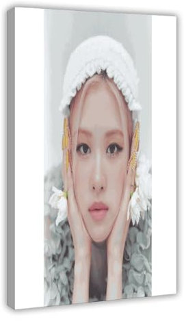 Kpop Poster Blackpink (7) Leinwand Poster Schlafzimmer Dekor Sport Landschaft Büro Zimmer Dekor Geschenk Rahmenstil 60 x 90 cm