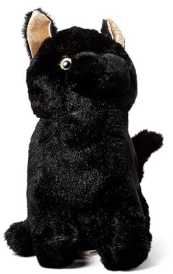 Puckator Black Cat Plush Door Stop - Door Stop Stoppers Stops Indoors - Door-Stops Wedge Stoper - Accessories - Peel Stop - Home Office Doorstops Doorstopper for Kids Improvement