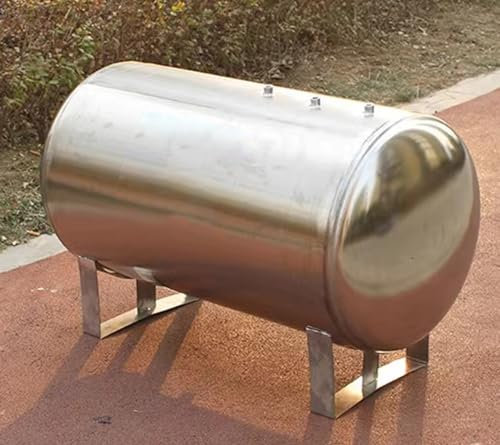 Pressure Tank Brunnenpumpe Mit Großer Kapazität, Horizontaler Druckwassertank Aus Edelstahl, Vorratsbehälter Für Brunnen Aus Edelstahl Mit Entlüftungsventil Und Abnehmbarem Boden ( Size : 115x65cm/45x